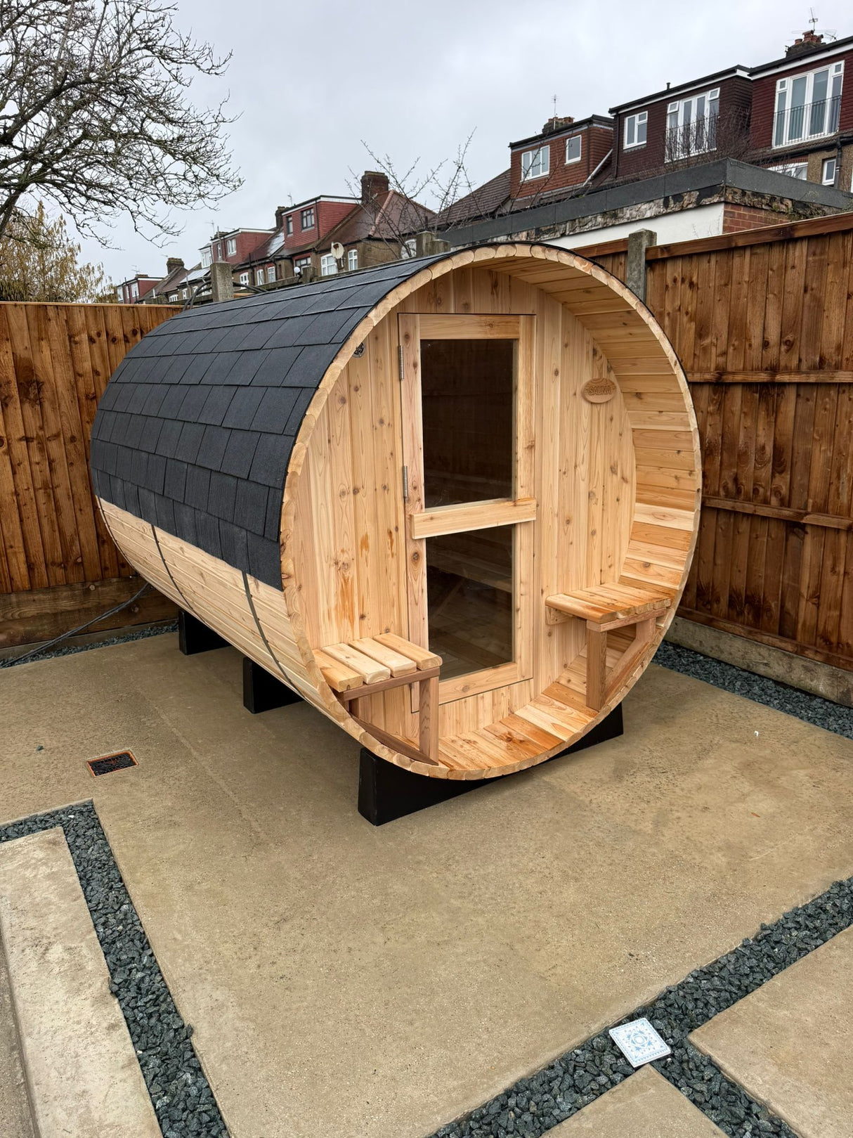 Barrel Sauna 7+1ft