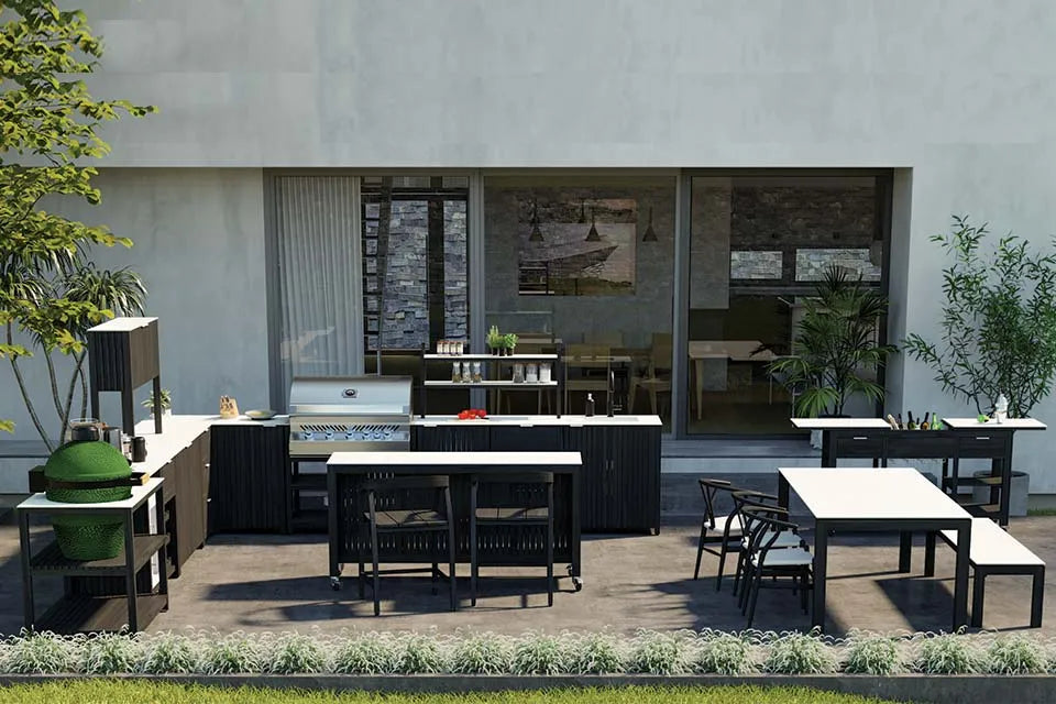 Outdoor Kitchen Setup Leon