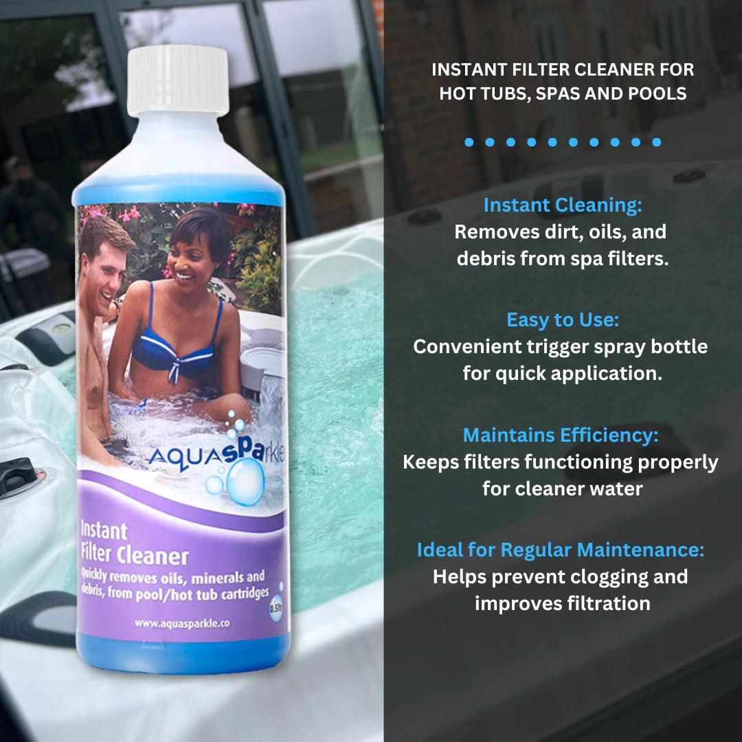 Share AquaSparkle Spa Instant Filter Cleaner - 0.5L