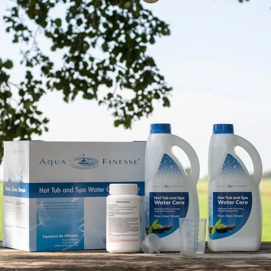 Aqua Finesse Hot tub and Spa water care kit | Eco & skin friendly