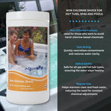 Aquasparkle Non Chlorine Shock 1Kg for Hot Tub Spa Swimming Pool Chemicals